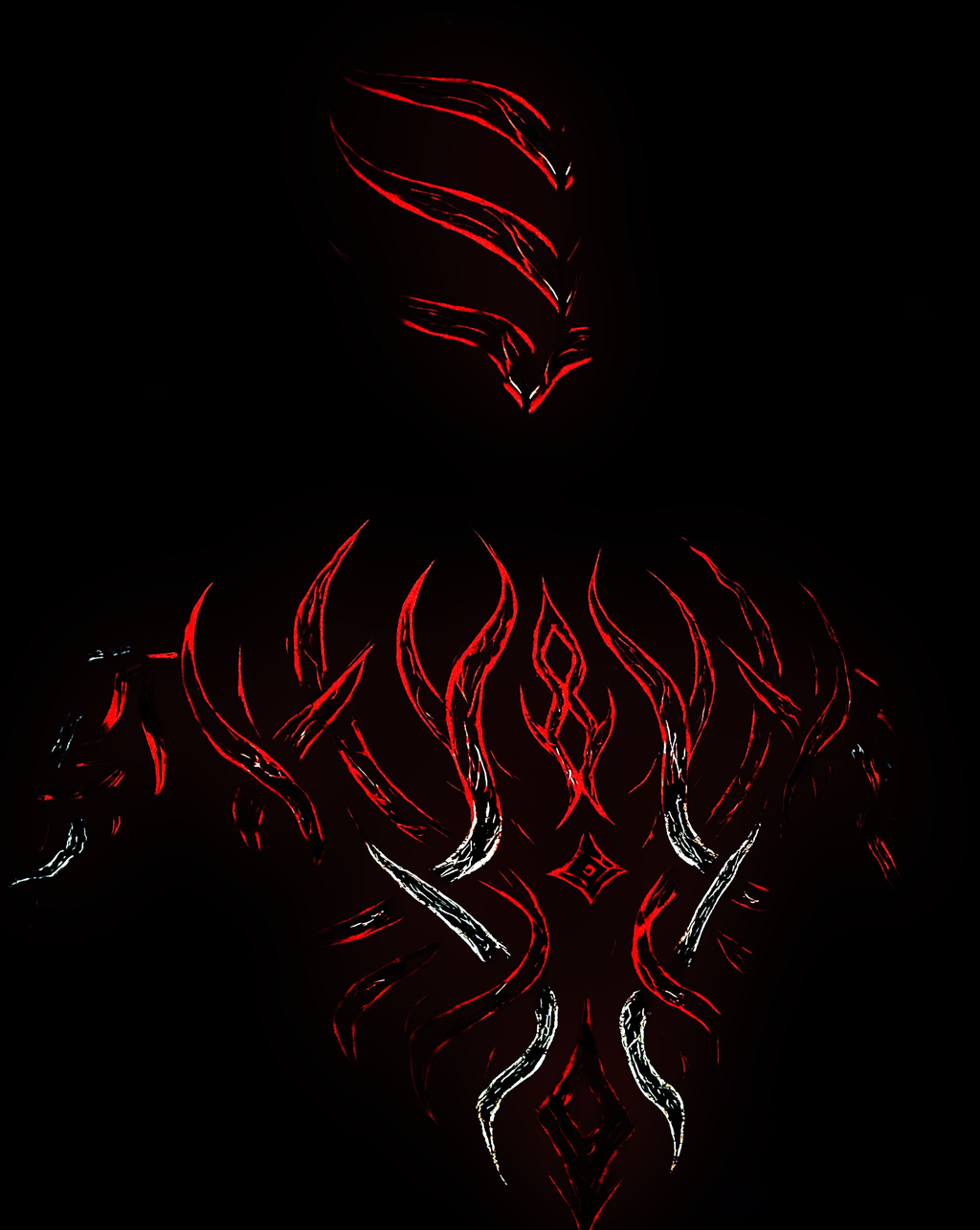 Red Reaper Tribal Hoodie R-D